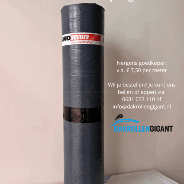 IKO Secura zelfklevende witte mineraal