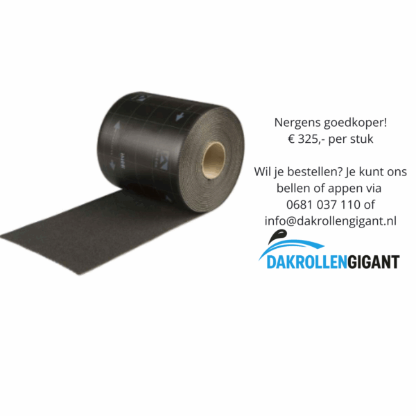Ubbink loodvervanger Ubiflex standaard 1000mm 6m zwart