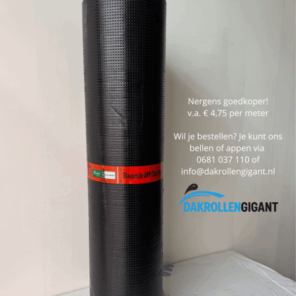 IKO Zwarte Granulaat APP Cap Sheet
